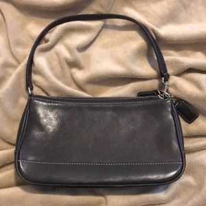 Coach Black Leather Shoulder Bag